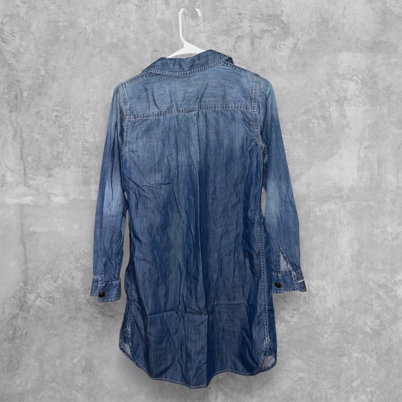 Vince Camuto Denim Style Long-sleeve Dress - Picture 2 of 3